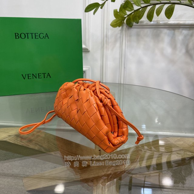 Bottega veneta高端女包 98061 寶緹嘉升級版小號編織雲朵包 BV經典款純手工編織羔羊皮女包  gxz1178
